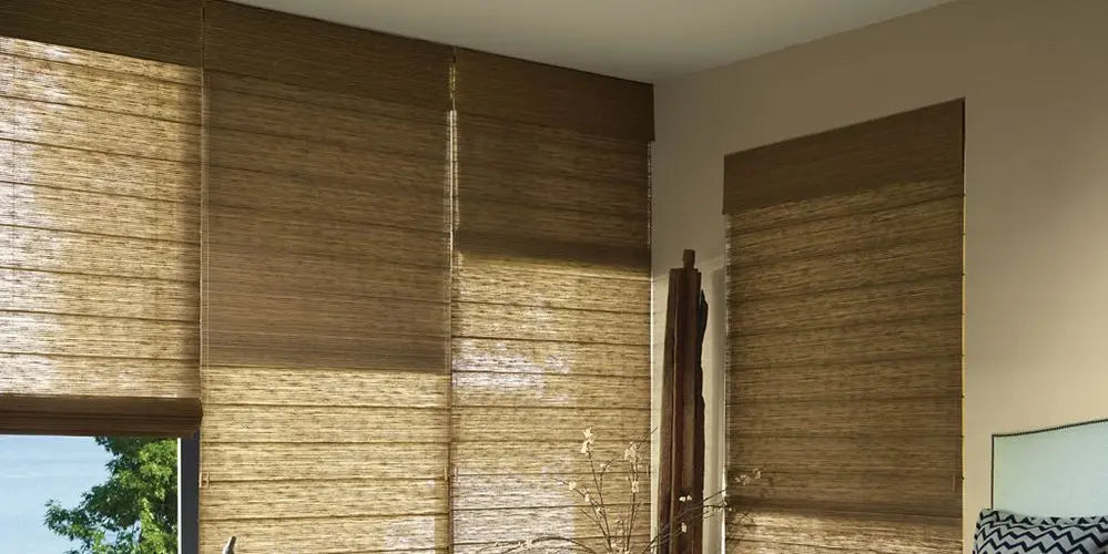 Alustra Woven Textures® Roman Shades